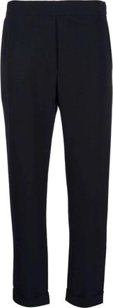 P.A.R.O.S.H. Elegante Broeken - Dames - Slim Fit Broeken - Blauw - XS - Polyester - Broeken