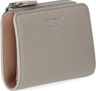 Emporio Armani Cartera con acabado de estampado de ciervo - Accessories - Mujer - Beige - ONE SIZE