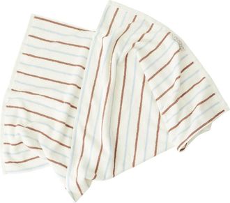 OYOY Raita Towel in Caramel/ice Blue at Nordstrom, Size Medium