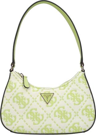 Guess Ruma 4G Logo Schoudertas - Dames - Schoudertassen - Groen - ONE Size - Leer - Tassen