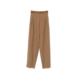 Max Mara Pleated Belted Trousers