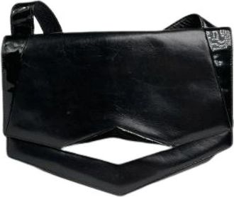 Givenchy Pre-owned Leren Crossbodytas - Dames - Vintage Schoudertas - Zwart - ONE Size - Leer - Vintage