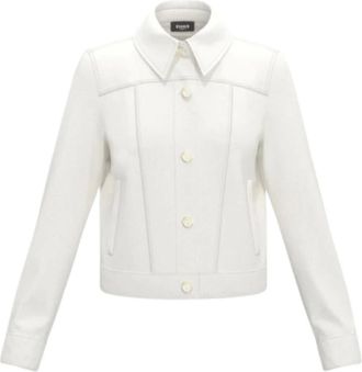 Marella Dames, Jassen, Wit, Maat: M Gabardine