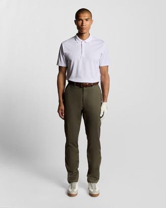 Lyle & Scott Course Stretch Chino Pants in Cactus Green at Nordstrom, Size 30