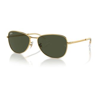 Ray-Ban Sunglasses, unisex, Yellow, Size: 59 MM Aviator Sunglasses