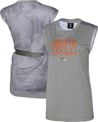 Outerstuff Womens Gray Denver Broncos No Sweat Tank Top at Nordstrom, Size X-Small