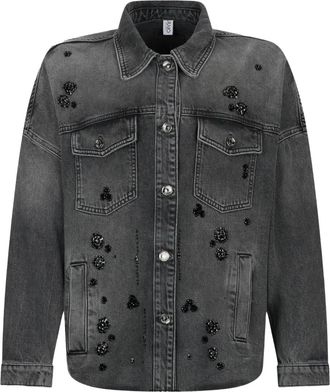 Liu Jo Giacca con strass - Nero