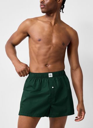 Lacoste Mens Ultra-comfortable poplin boxer Cotton