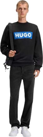 HUGO BOSS Hugo Heren Jonah 5-pocket slim fit jeans (Donkergrijs)