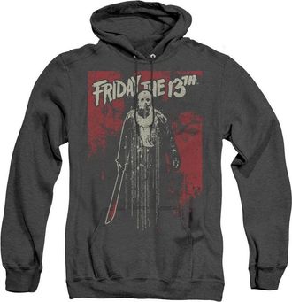 Gildan Friday The 13th Drip Adult Heather Hoodie / Hooded Sweatshirt