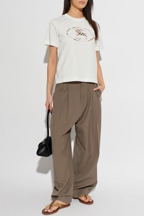 Burberry T-shirt Frankie, Womens, White