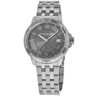 Raymond Weil Tango Grey Dial Stainless Steel Mens Watch 8160-ST-00608