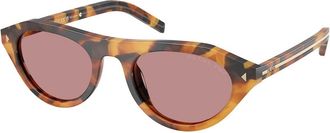 Prada PR B15S Polarized 29C05Z Womens Sunglasses Tortoiseshell Size 51