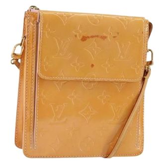 Louis Vuitton Pre-owned Cross Body Bags, female, Orange, Size: ONE SIZE Pre-owned Leather Cross Body Bag