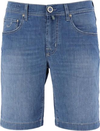 Jacob Cohen Lou Slim Bermuda Shorts - Heren - Denim shorts - Blauw - W31 - Katoen - Korte Broeken