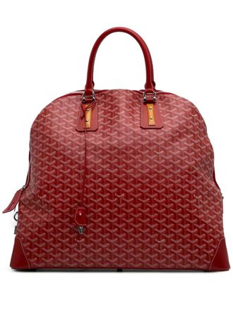 Goyard Borsa da viaggio Vendome GM in tela Goyardine 2011 - Rosso