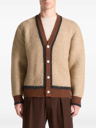 Mani&egrave;re De Voir Elon button cardigan - Neutrals