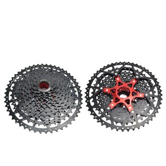 OEM Cassette Para Bicicleta, 10 Velocidades, Opciones De Velocidad Ajustables, 12s 11-50t Negro