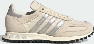 adidas Originals sneakers LA in beige chiaro e argento-Bianco