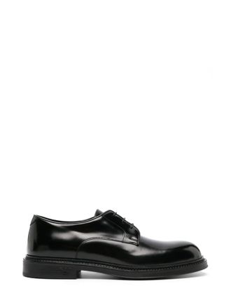 Emporio Armani flache Schuhe schwarz