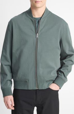 Vince Reversible Bomber Jacket in Black/Petrol Green at Nordstrom Rack, Size Small