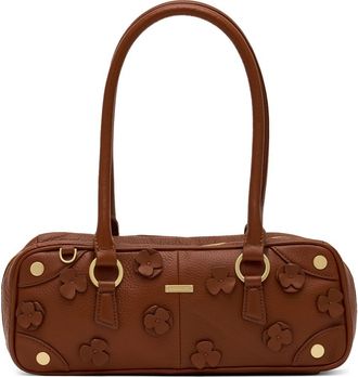 Hammitt Small Meredith Leather Shoulder Bag in Sienna Flora/brushed Gold at Nordstrom