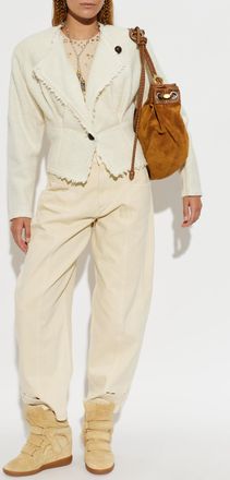 Isabel Marant Tweed Blazer Suna, Womens, Cream