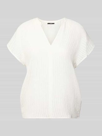 Zero Blusenshirt aus Viskose-Mix mit Raglan&auml;rmeln in Offwhite, Gr&ouml;&szlig;e 34