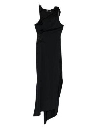 Coperni Sleeveless Black Midi Dress
