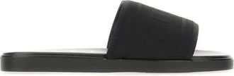 Gucci Sliders, male, Black, Size: 12 US Jacquard Logo Slide