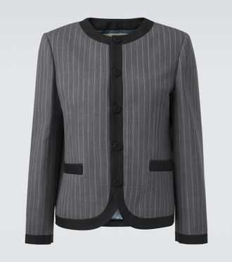 Valentino Pinstripe virgin wool jacket