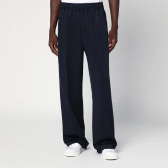 Gucci Navy blue pants in technical jersey