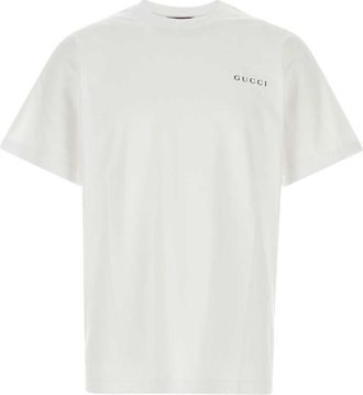Gucci White Crew Neck T-Shirt