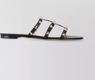 Valentino Garavani studded leather flat sandals