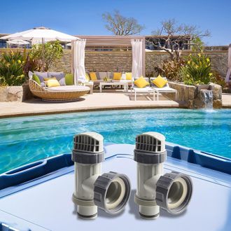 OEM Juego De 2 V&aacute;lvulas De Pist&oacute;n Intex Con Kit De Repuesto Completo, Adaptador Para Filtro De Piscina, Juntas T&oacute;ricas Para Manguera, Arandelas Escalonada