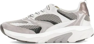 Gabor Schoenen, Dames, Beige, 37 1/2 EU, Leer, Rollingsoft Low Sneaker
