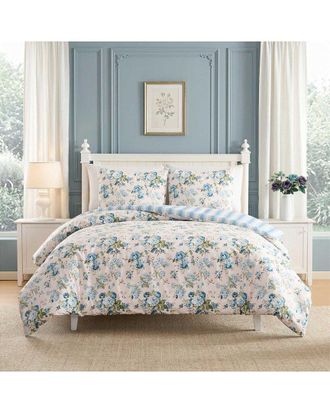 Laura Ashley Rosemoore Stripe Comforter Set