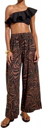 Marie Oliver Ariel Stripe Cabana Pant In Sailfin Animal