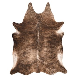 RugsX Rugsx - Alfombra Cuero De Vaca Artificial, Vaca G5068-1 Cuero Marr&oacute;n Brown 155x195 Cm