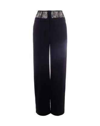 Patrizia Pepe Pants with Lace Waist