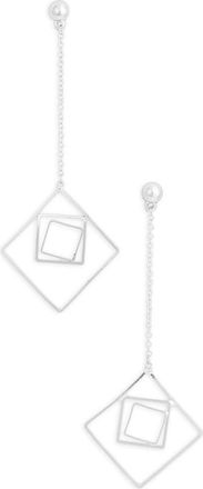 Karine Sultan Geometric Drop Earrings in Silver at Nordstrom Rack