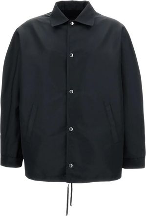 Givenchy Couture Seam Polyfaille Jacket - Heren - Zomerjassen - Zwart - L - Polyester - Jassen