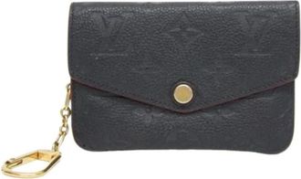 Louis Vuitton Pre-owned Wallets, female, Blue, Size: ONE SIZE Pre-owned Key Pouch M62017
