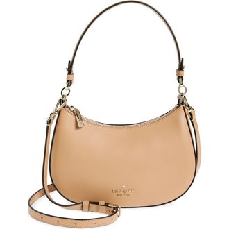 Kate Spade New York leather convertible shoulder bag in Light Fawn at Nordstrom Rack