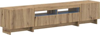 vidaXL Cabinet De Tv Led De 5 Piezas Roble Artisan Vidaxl