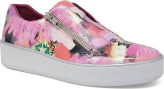 Ziera Womens Zikta W Sneakers In Pink Mix Patent Leather/ White Sole