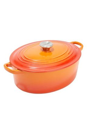 LE CREUSET 4.5-Quart Oval Dutch Oven in Flame at Nordstrom