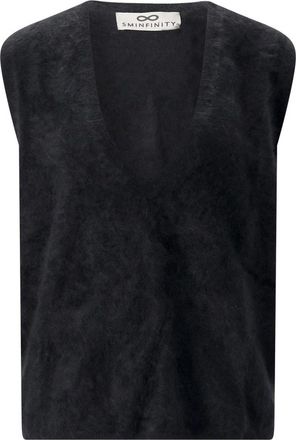 Sminfinity Maglia con scollo a V - - Knitwear - Donna - Nero - M