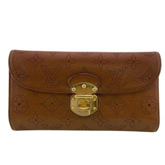 Louis Vuitton Pre-owned Wallets, female, Brown, Size: ONE SIZE Pre-owned Vintage Long Wallet (Bi-fold)