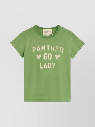 Valentino cotton printed short-sleeve t-shirt